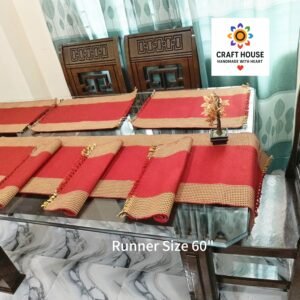 Cotton Table Runner Set 007