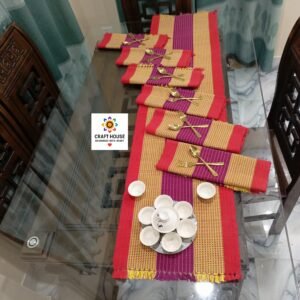 Cotton Table Runner Set 004